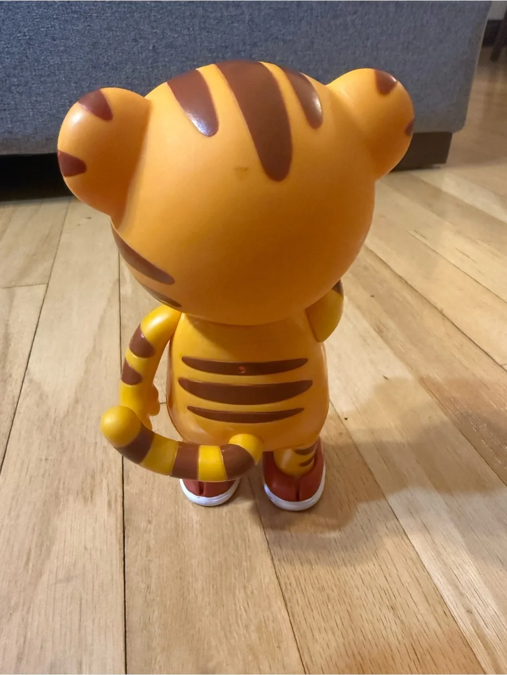 Orange Tiger Character Figure with Red Shoes - Kids Playset